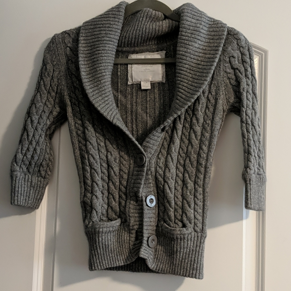 American Eagle Outfitters Gray Chunky Sweater
